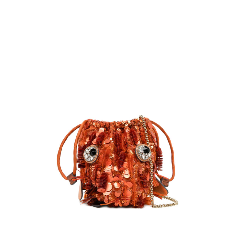 Anya Hindmarch Sequin-embellished Crystal-detail Crossbody Bag