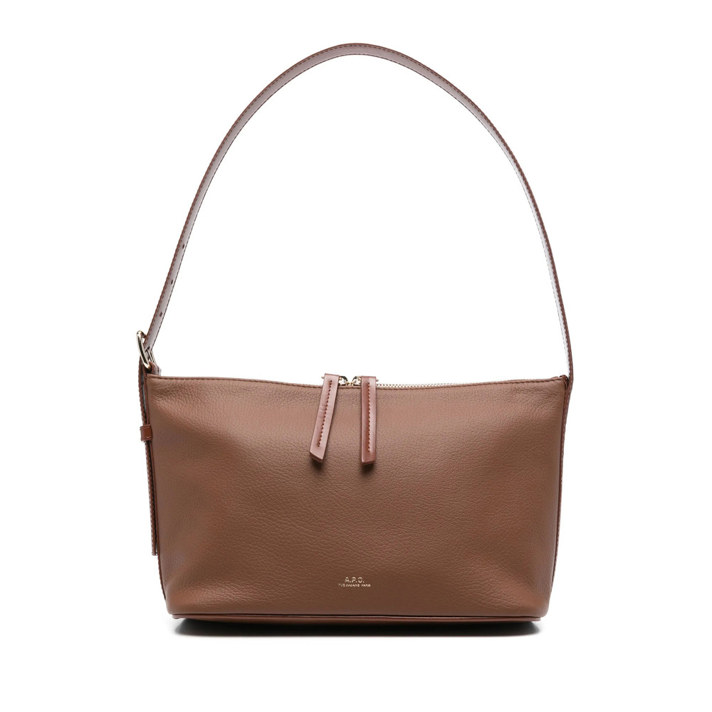 A. p.c. Leather Shoulder Bag