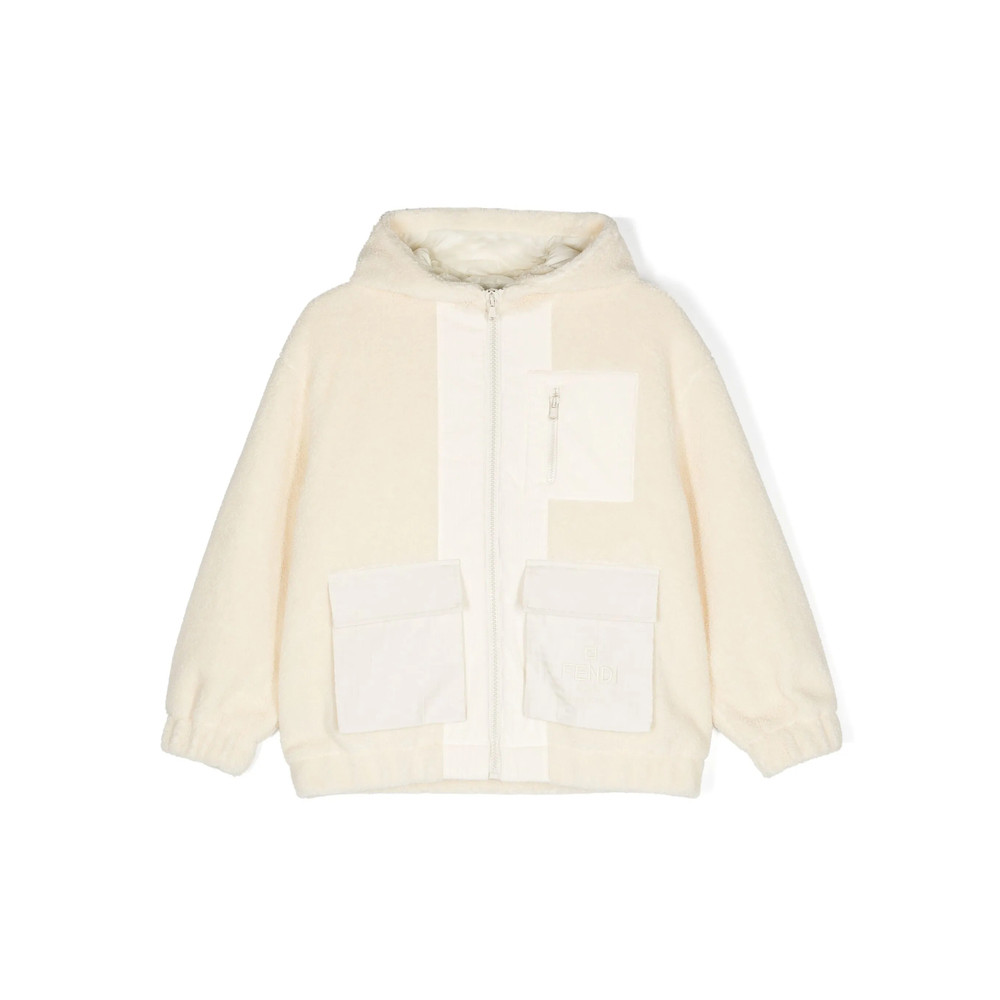 Fendi Faux-shearling Hooded Jacket