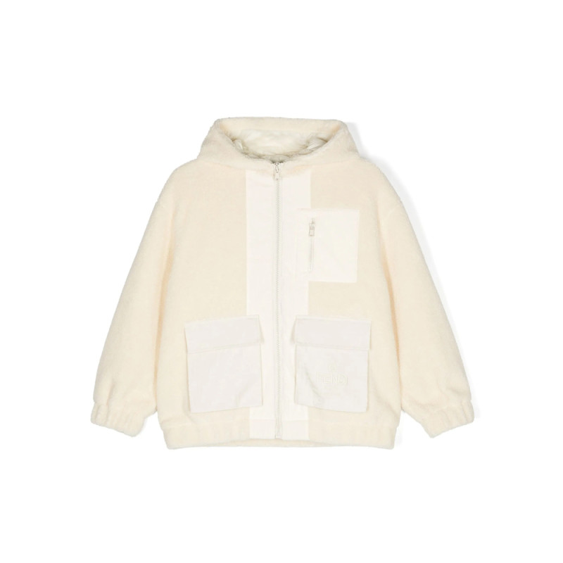 Fendi Faux-shearling Hooded Jacket