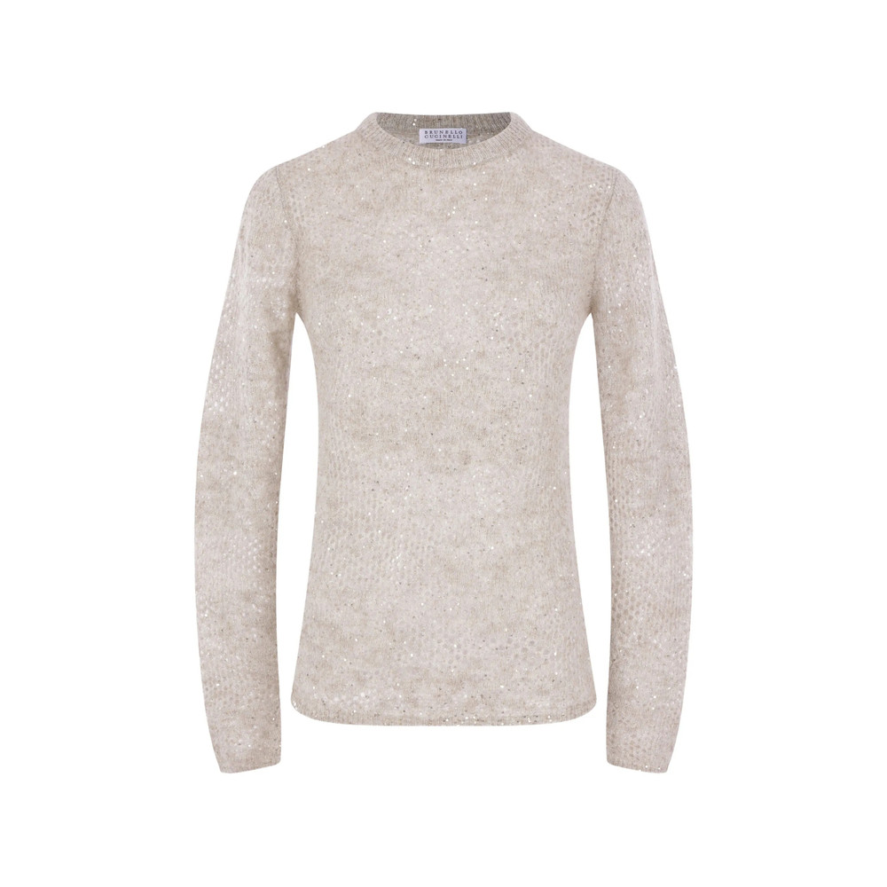 Brunello Cucinelli Sequin-embellished Knitted Sweater