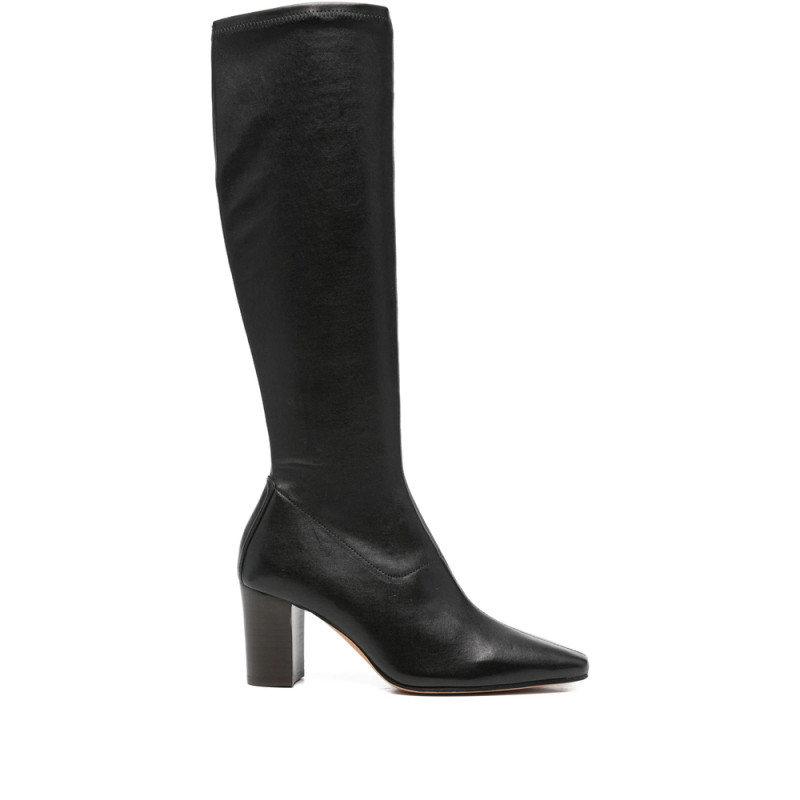 Jude Square-toe Leather Boots