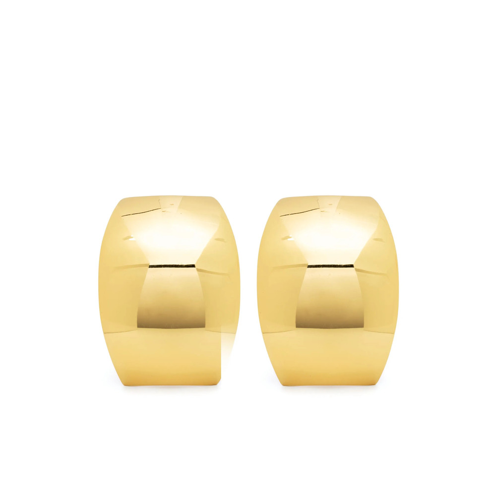 Federica Tosi Oval-design Polished Earrings