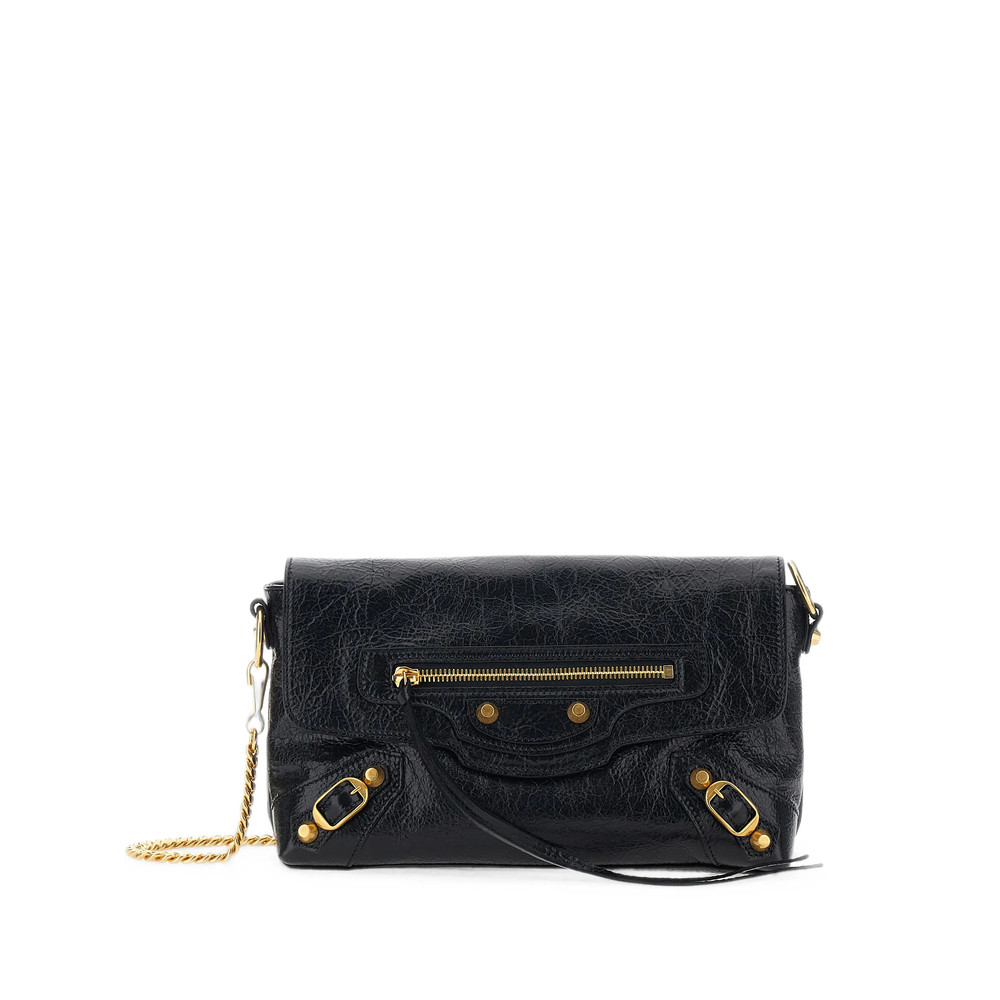 Balenciaga Le City Leather Clutch Bag