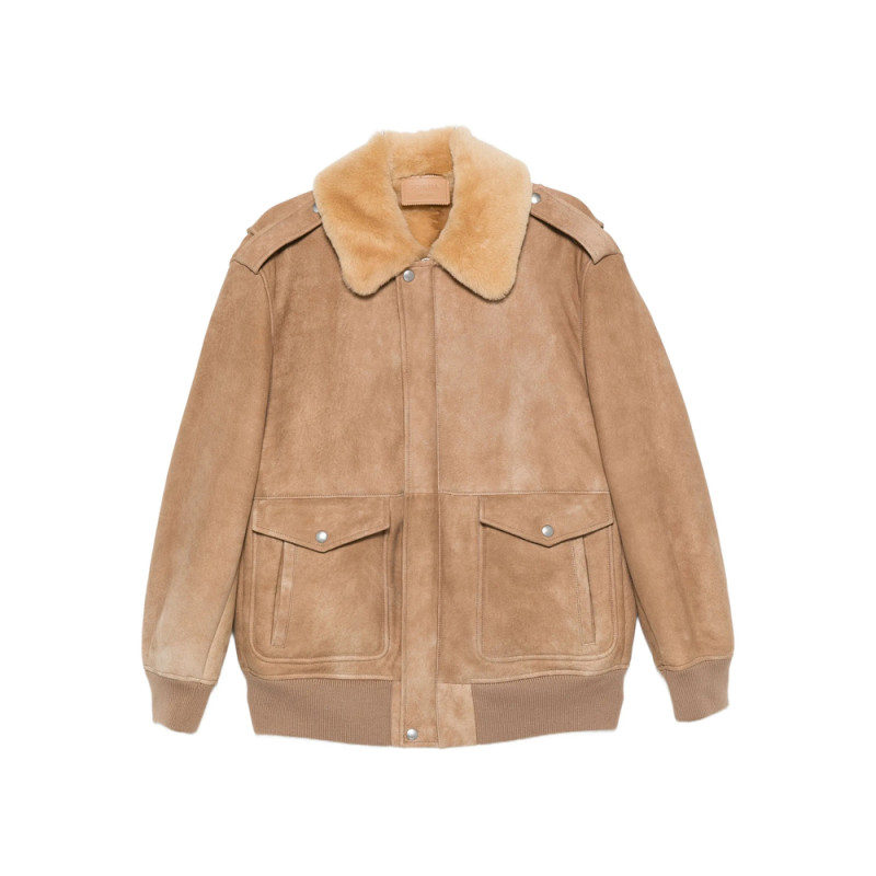 Prada Suede Bomber Jacket