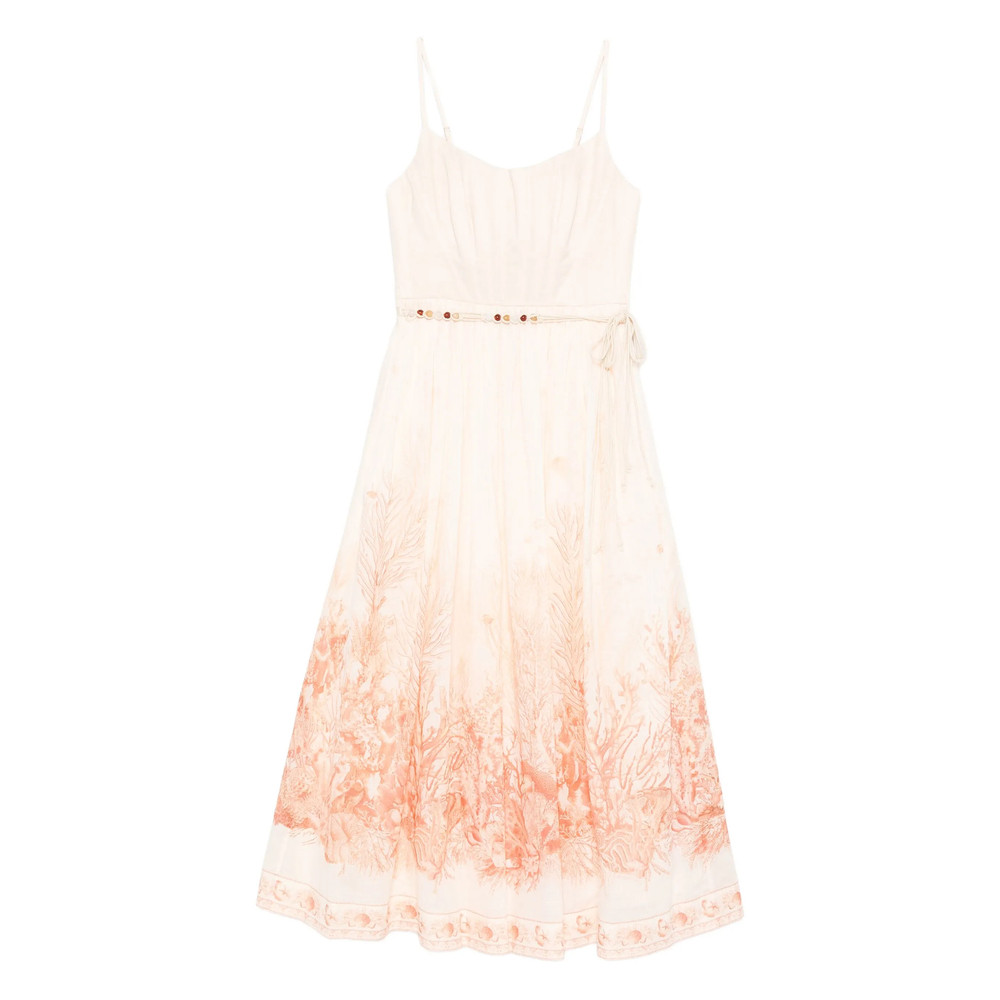 Zimmermann The Wanderlust Print Midi Dress