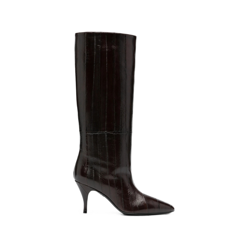 Herbert Levine Panelled Knee-high Leather Boots