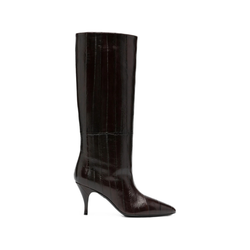 Herbert Levine Panelled Knee-high Leather Boots