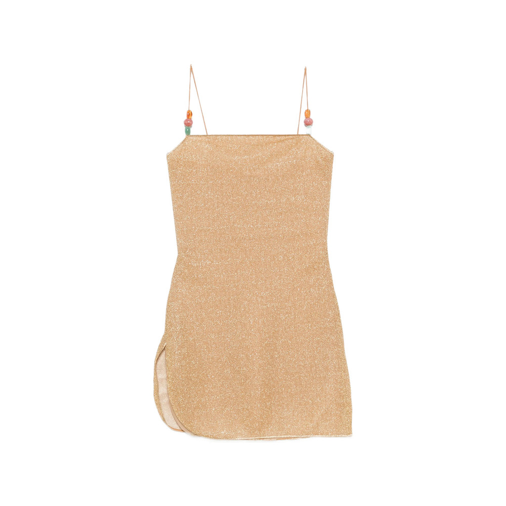 Oséree Lumieré Bead-embellishment Mini Dress