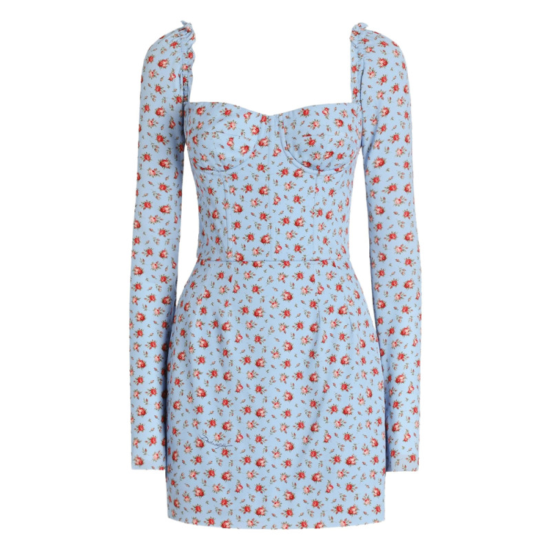 Dolce & Gabbana Long-sleeve Floral Dress