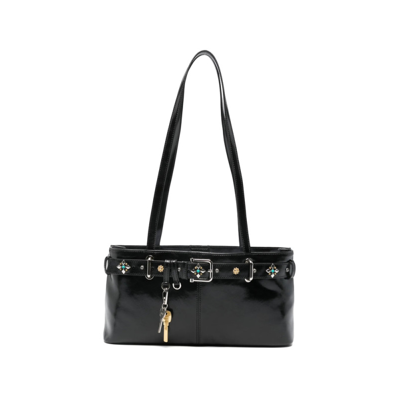 Osoi Gemstone-embellished Buckled Shoulder Bag