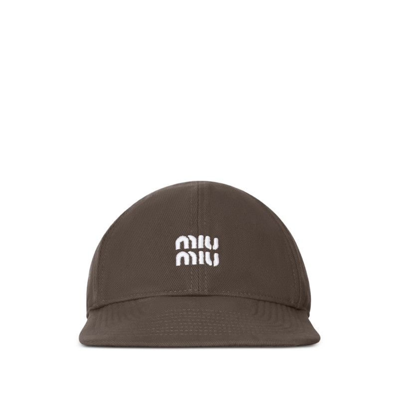 Miu Miu Logo-embroidered Drawstring Baseball Cap