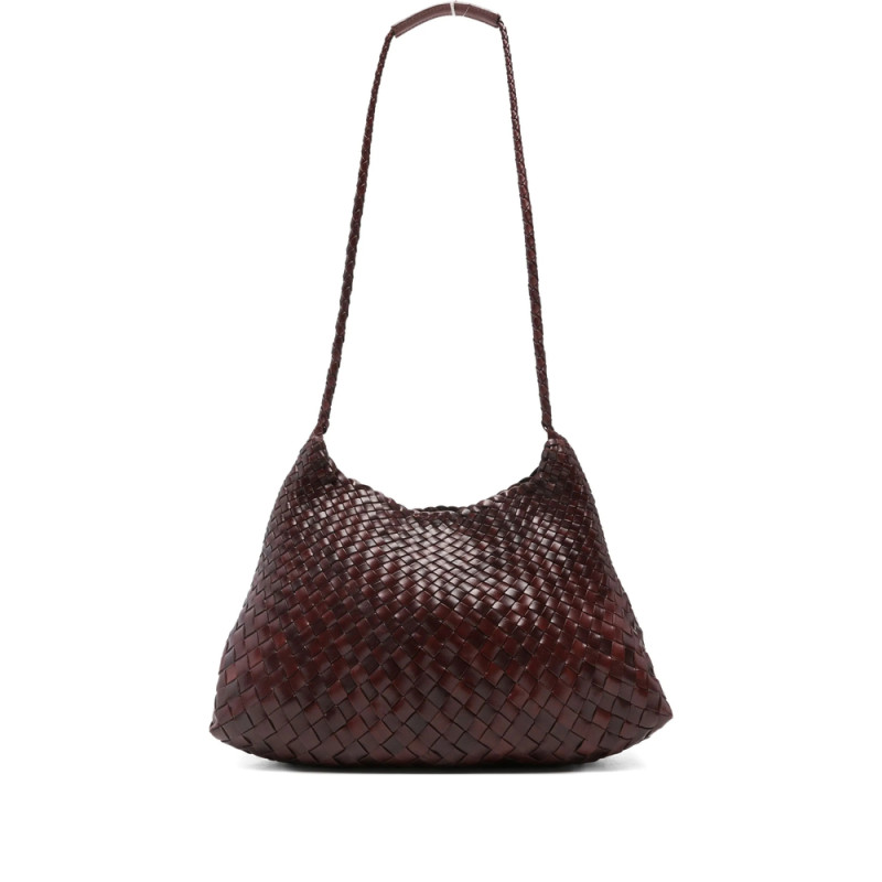 Dragon Diffusion Woven Leather Satchel