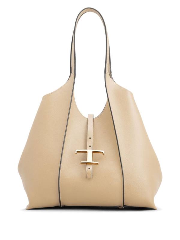 T Timeless leather tote bag