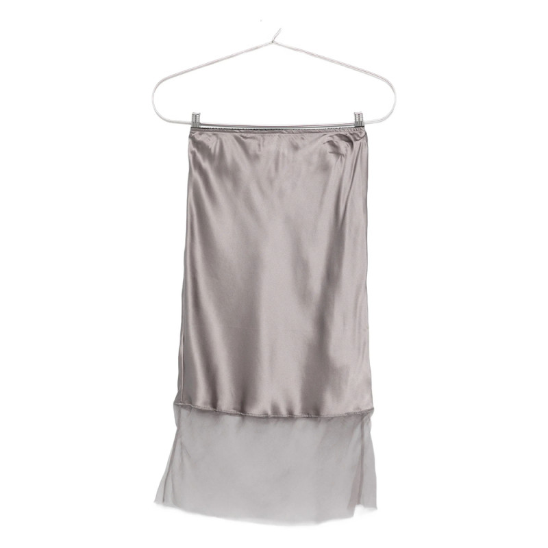 The Garment Catania Silk-panelled Slip Skirt