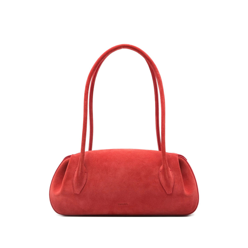 Yuzefi Oyster Suede Shoulder Bag