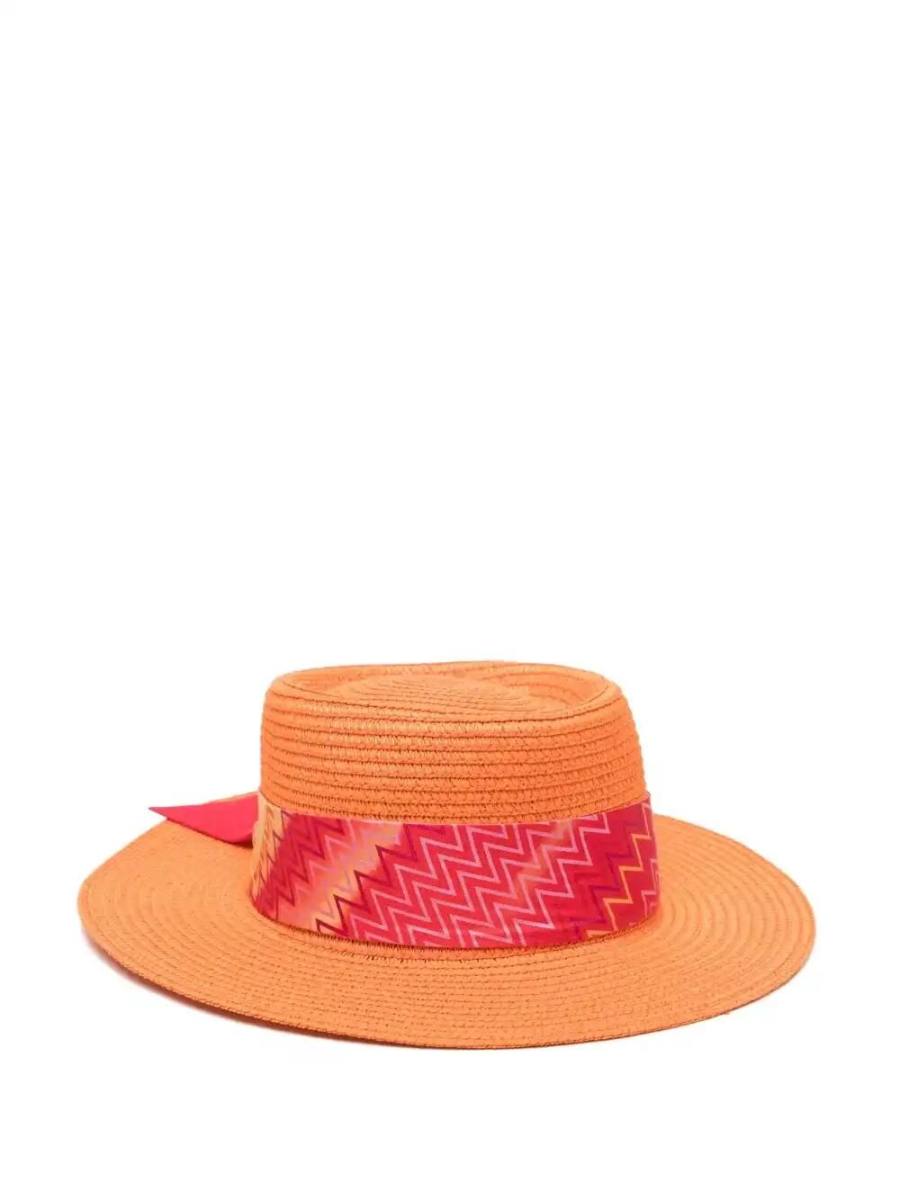 zigzag-band fedora