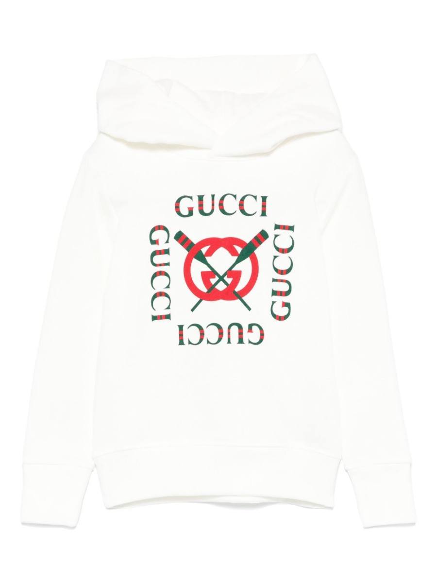 logo-print hoodie