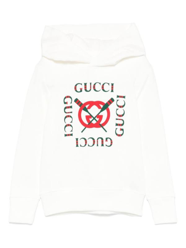 logo-print hoodie