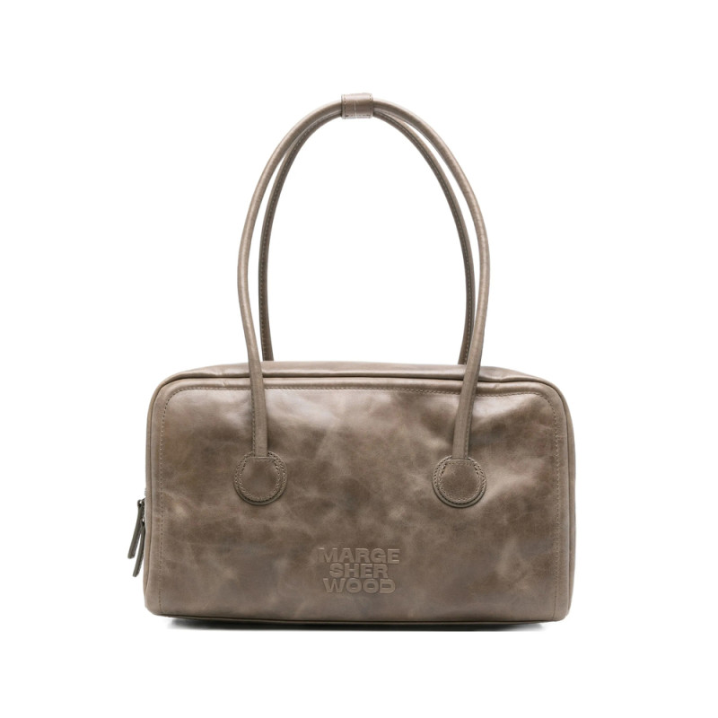 Margesherwood Logo-embossed Leather Tote Bag