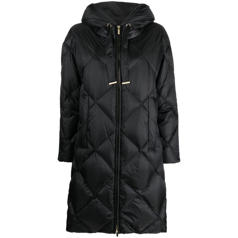 Max Mara The Cube Diamond-quilted Parka Coat