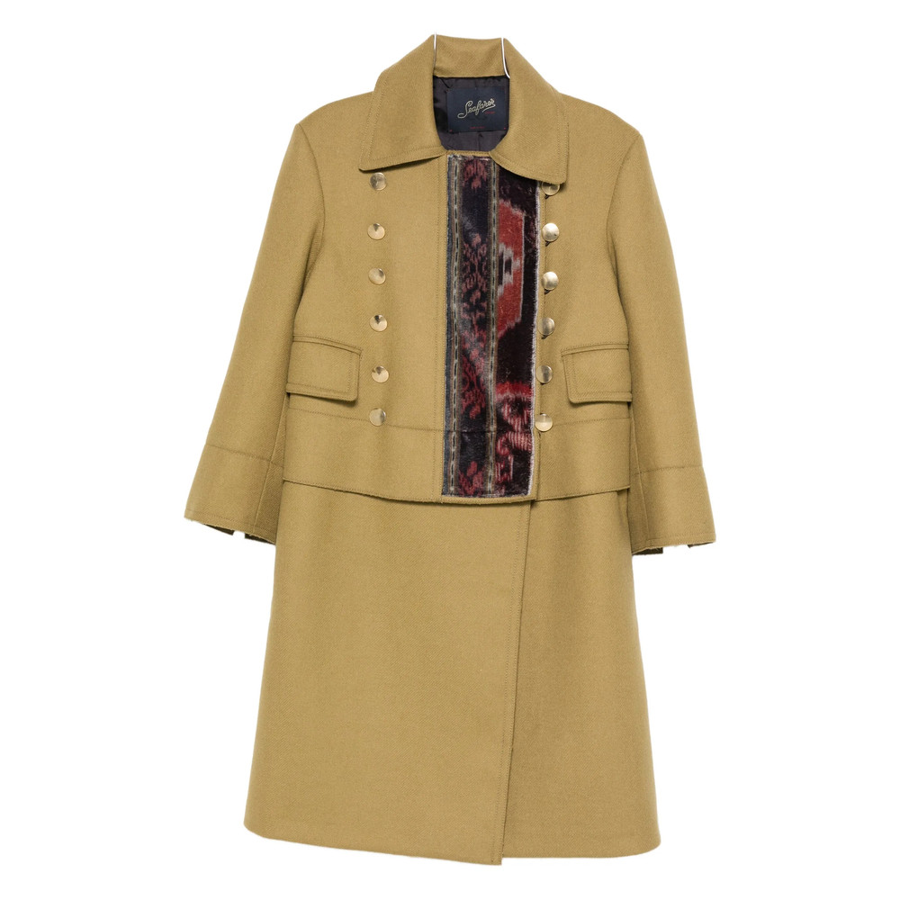 Seafarer Buttoned Panelled Coat