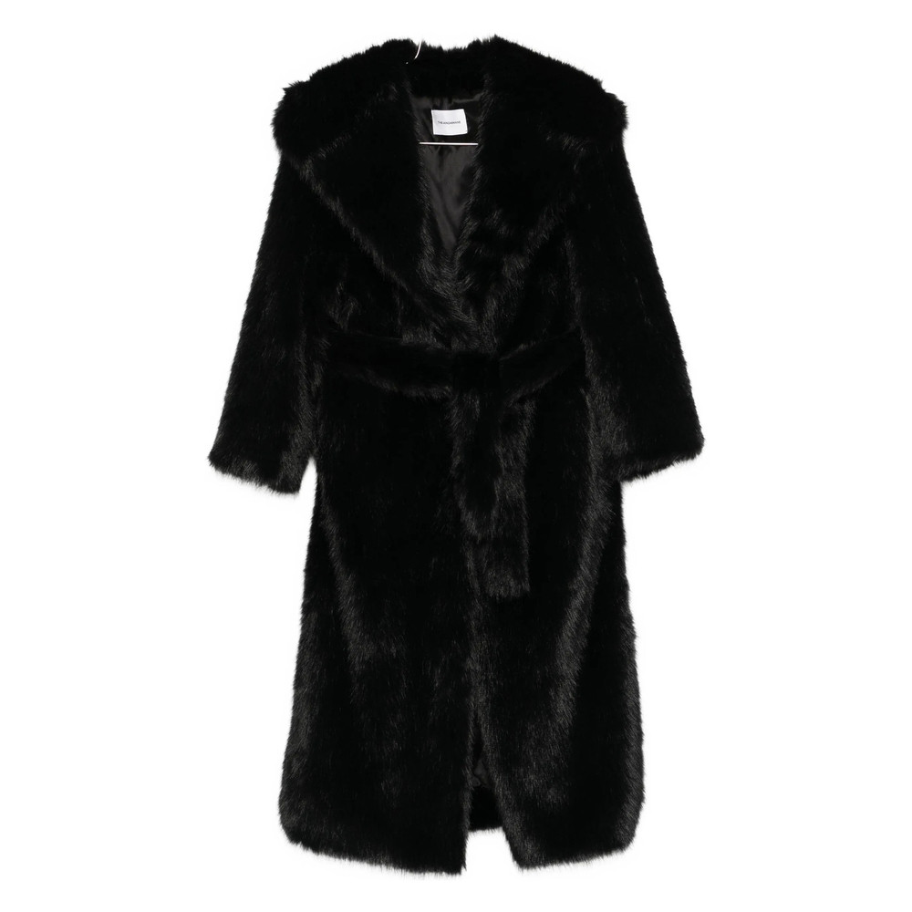 The Andamane Belted Faux-fur Coat