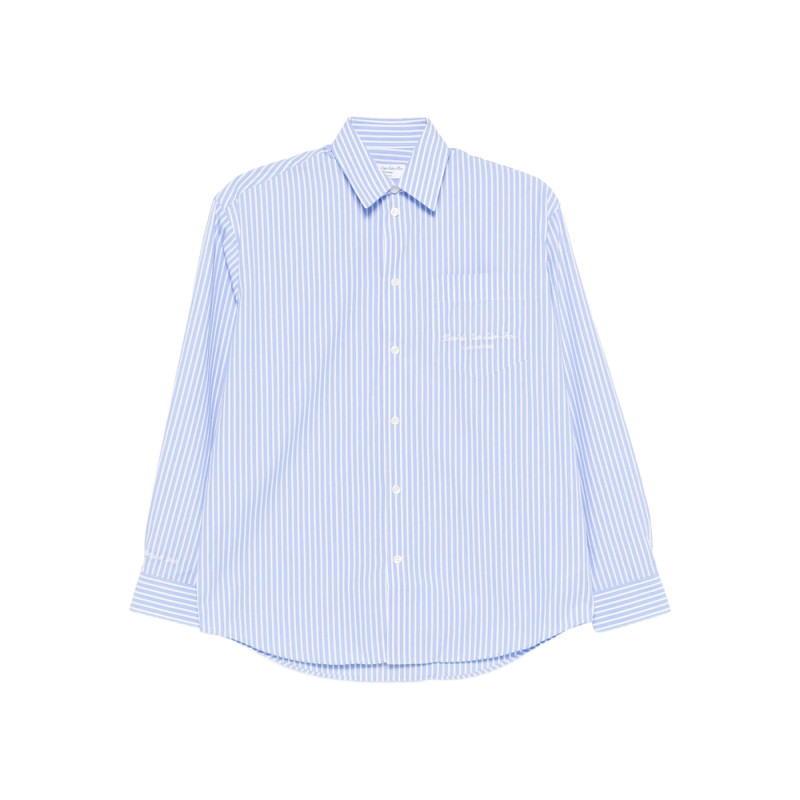 Sporty & Rich Striped Embroidered Shirt