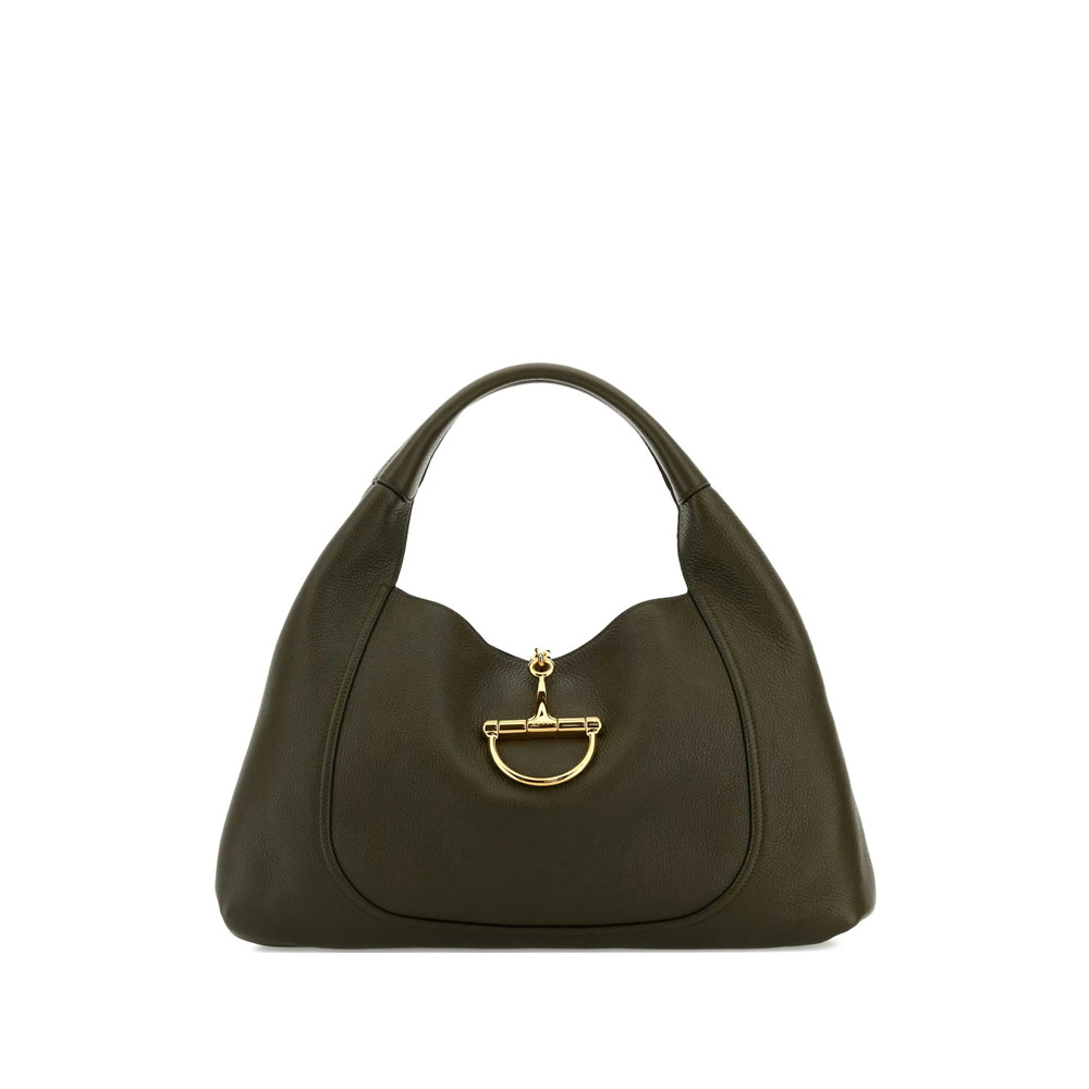 Gucci Large Softbit Leather Shoulder Bag