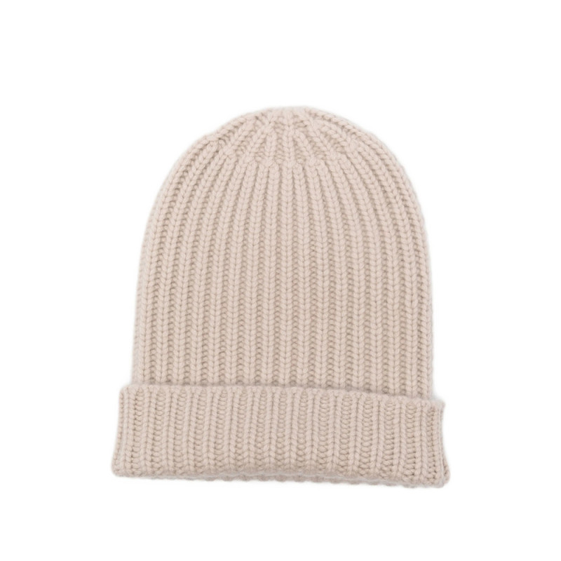 Hurray Ribbed Cashmere Beanie
