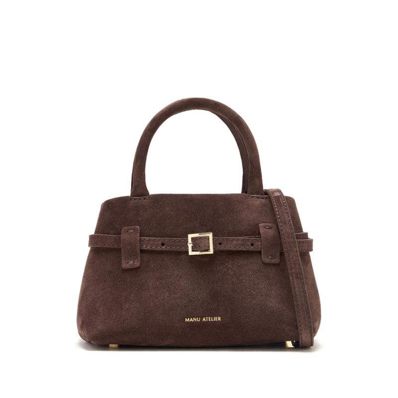 Manu Atelier Leather Tote Bag