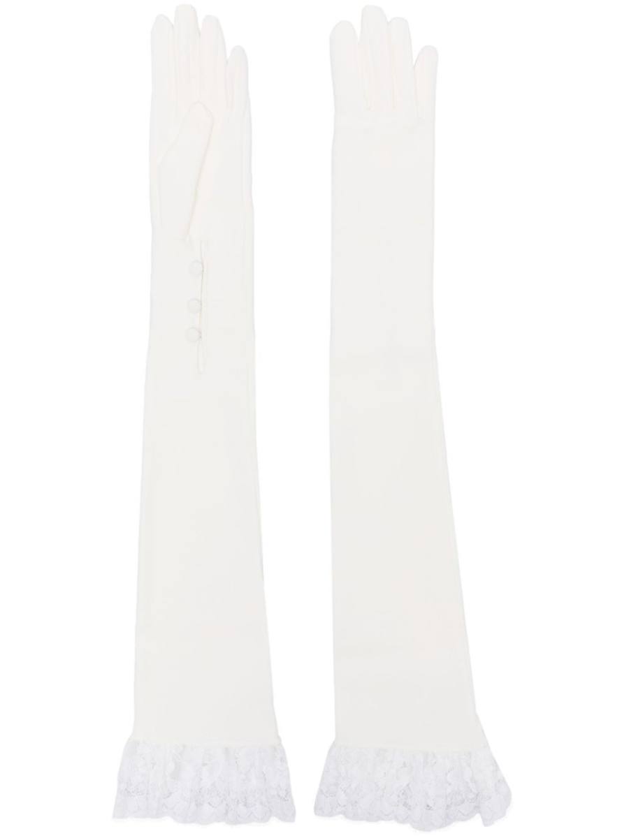 lace-trim cady gloves