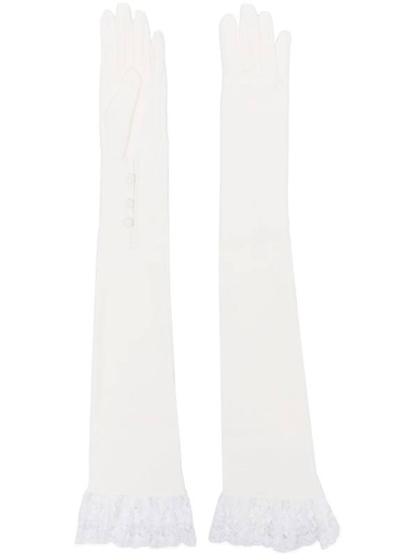 lace-trim cady gloves