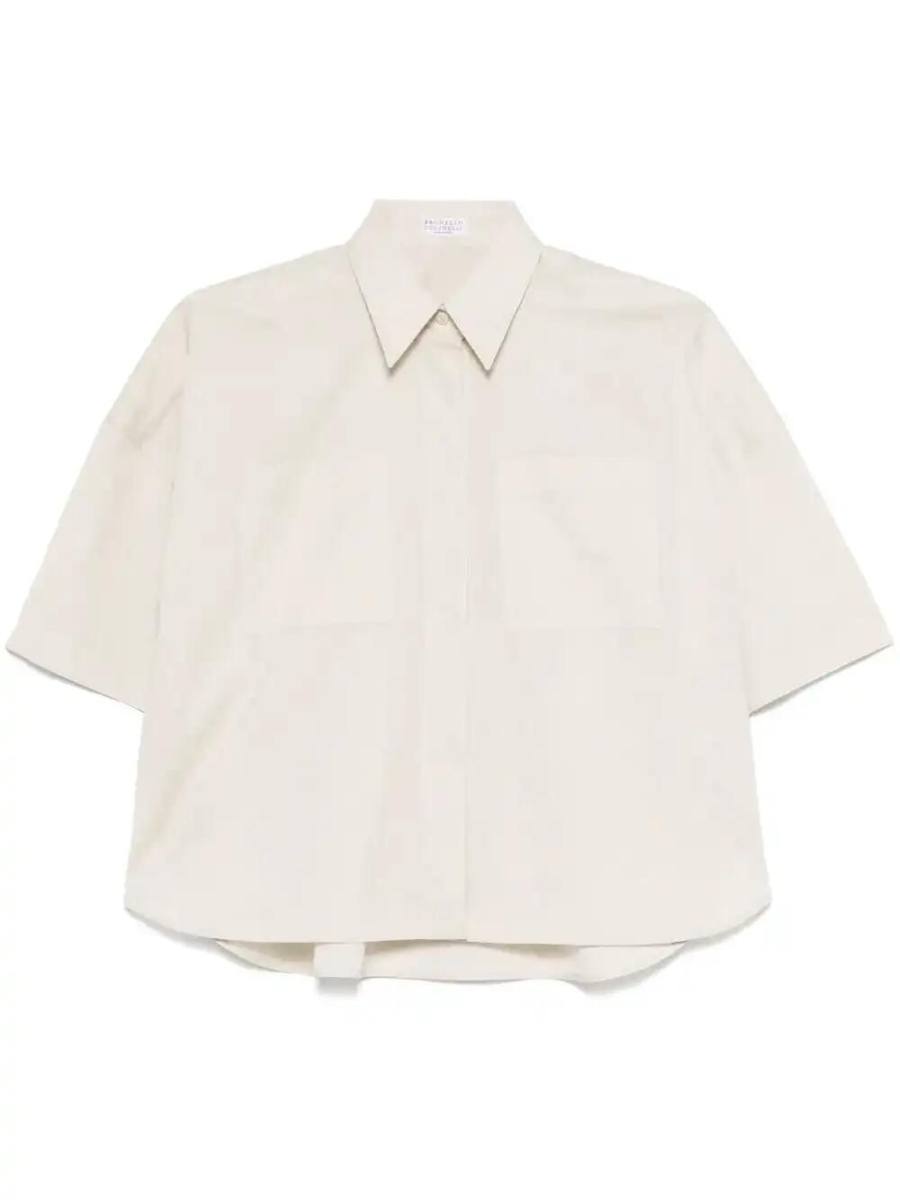graphic-motif shirt