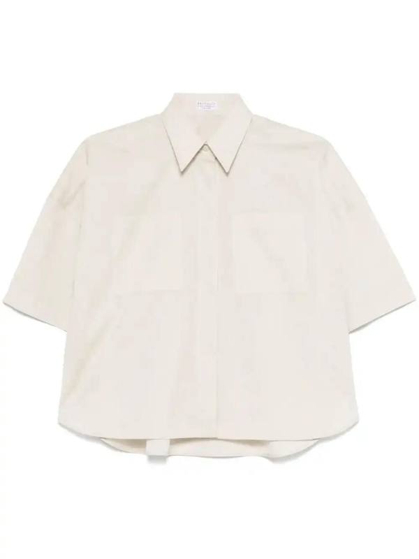 graphic-motif shirt