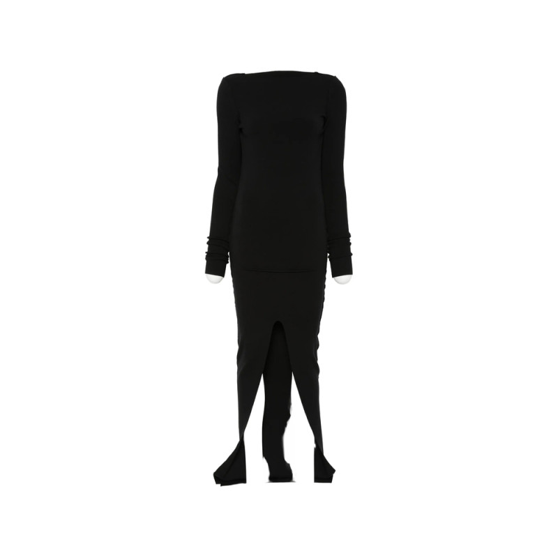 Rick Owens Tight Open-back Maxi Dress