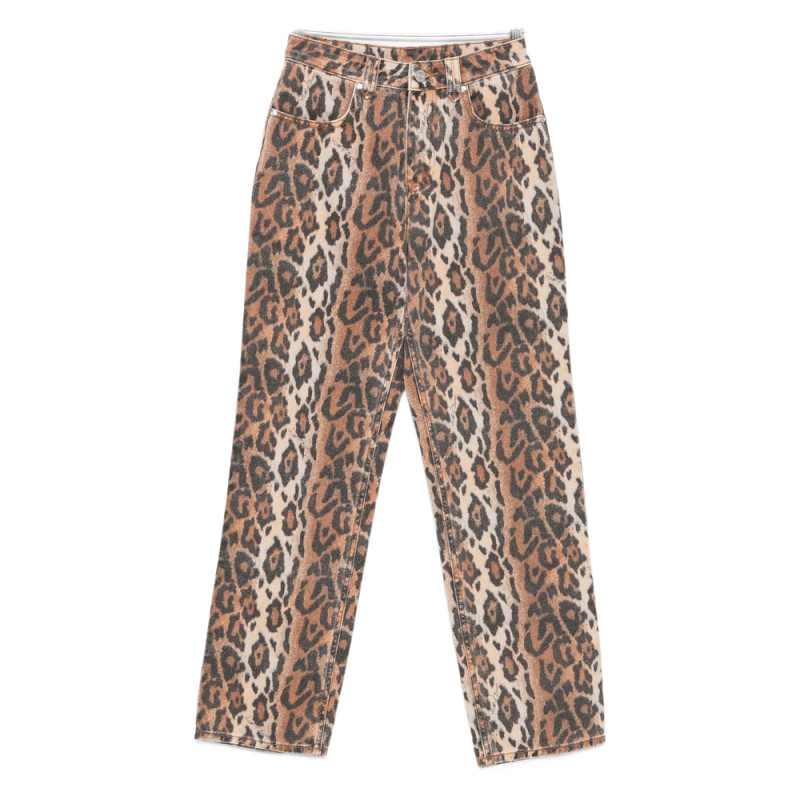 House Of Sunny Animal-print Jeans