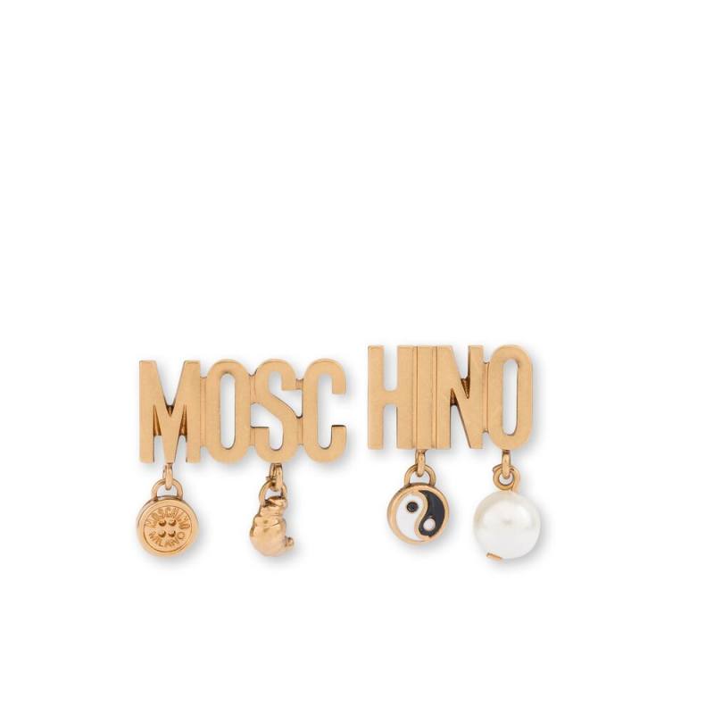 Moschino Logo-lettering Earrings