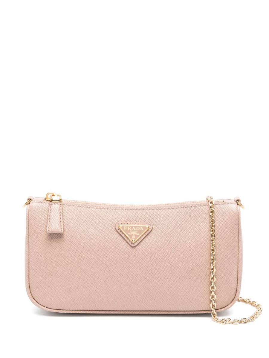 Saffiano-leather cross body bag