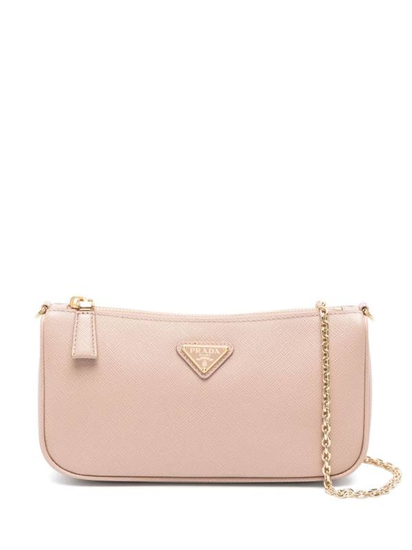 Saffiano-leather cross body bag