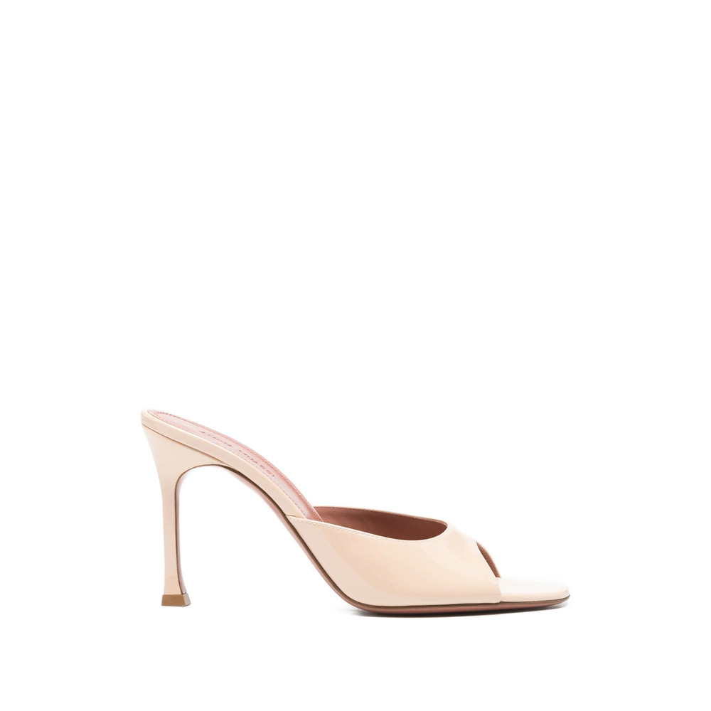 Amina Muaddi Alexa Patent-leather Sandals