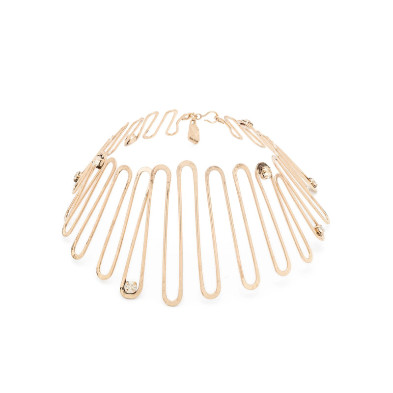 Max Mara Spring Crystal-embellished Choker