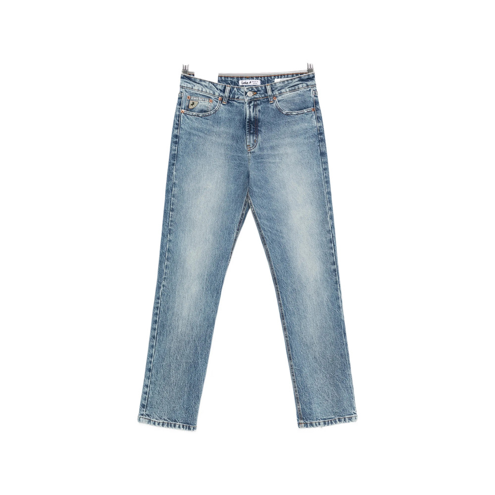 Lois Jeans Washed Straight-leg Denim Jeans
