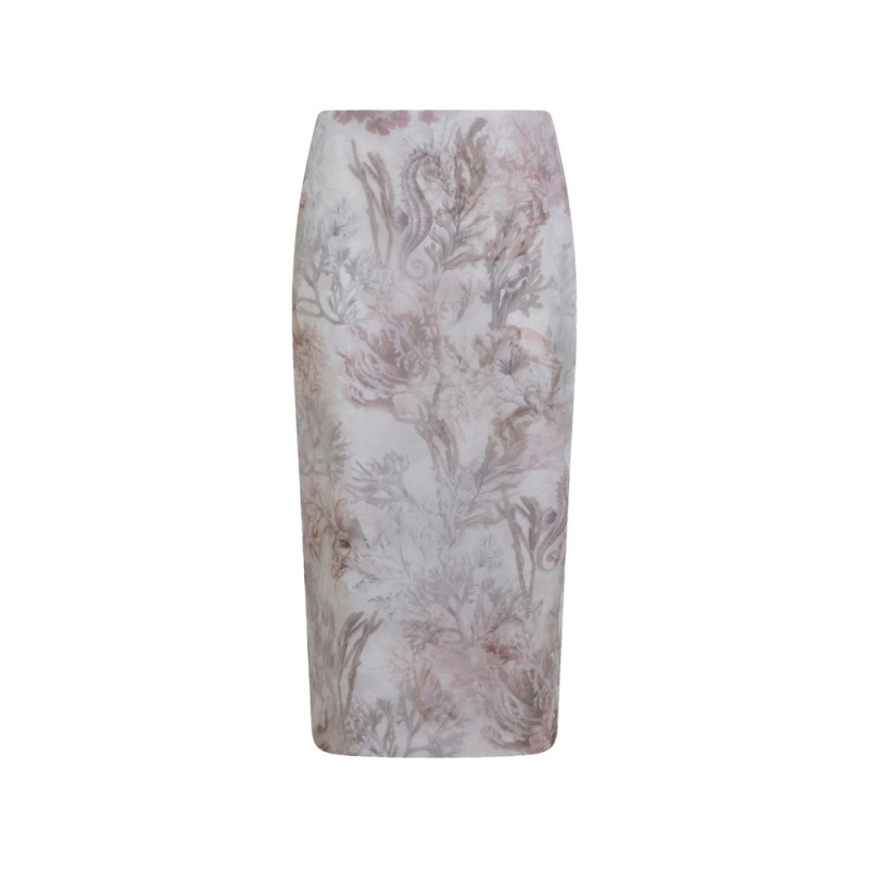 Max Mara Floral-print Skirt