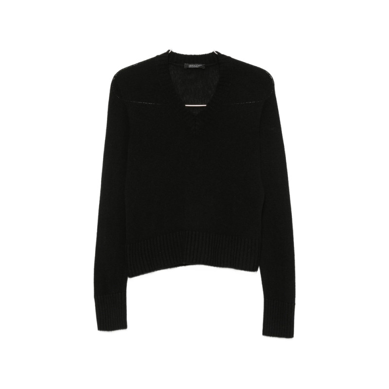 Aragona V-neck Ribbed-trim Sweater