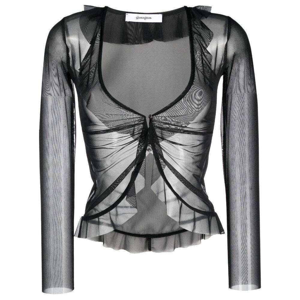 Gimaguas Ruffled Sheer-coverage Top