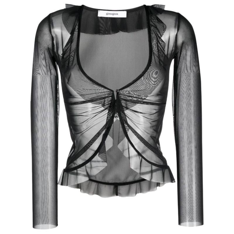 Gimaguas Ruffled Sheer-coverage Top