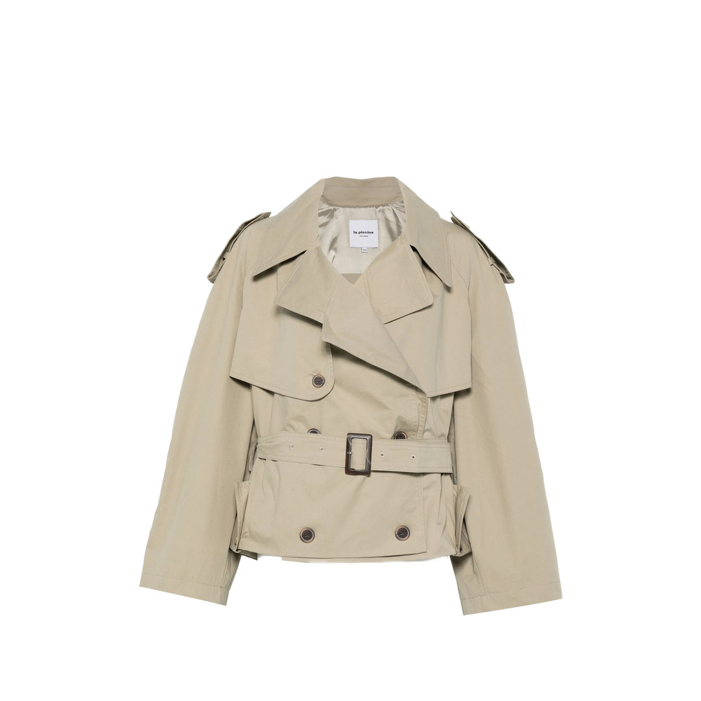 La Piscine Belted Epaulettes Jacket