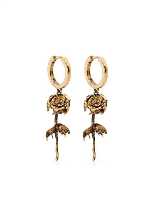 rose earrings