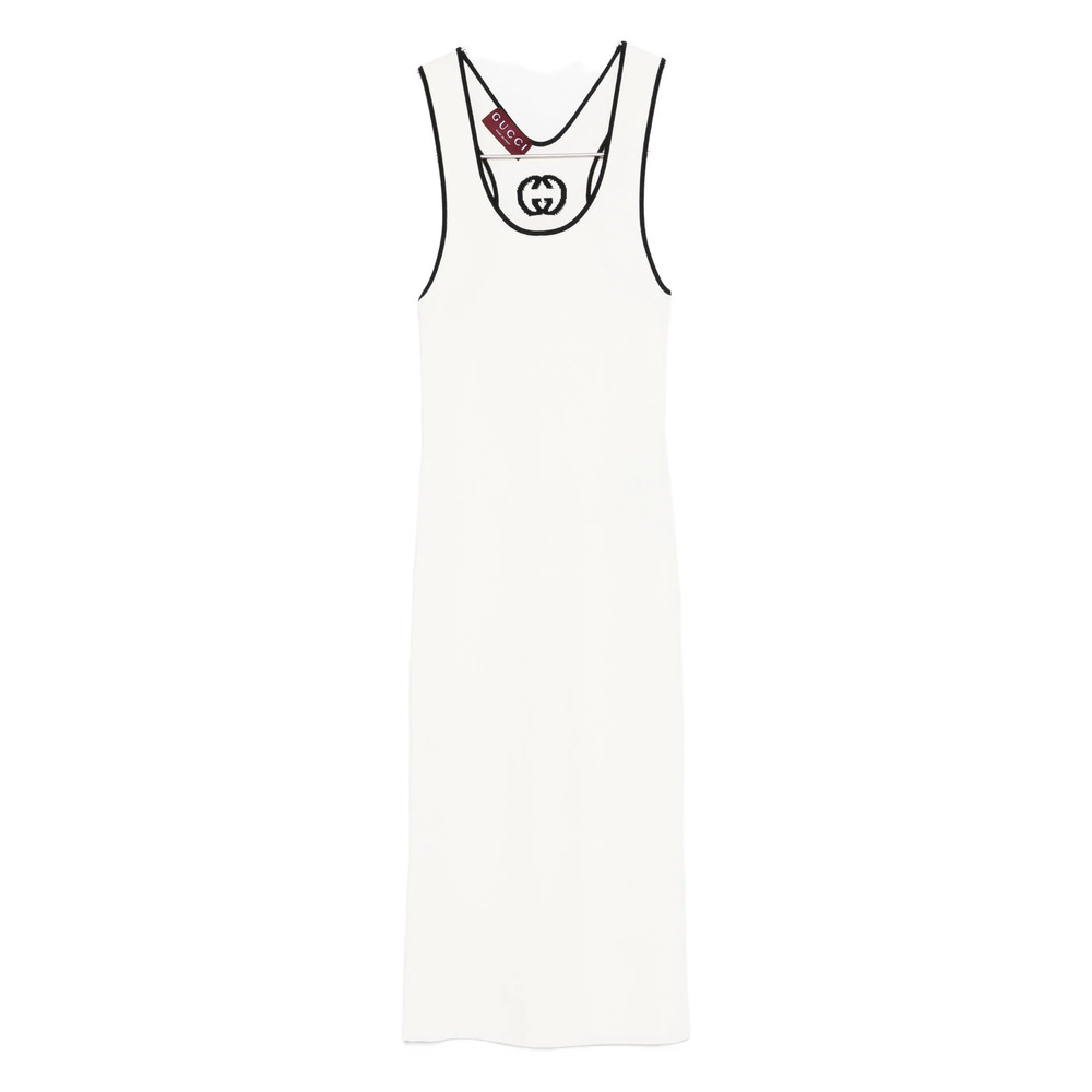Gucci Logo-motif Midi Dress